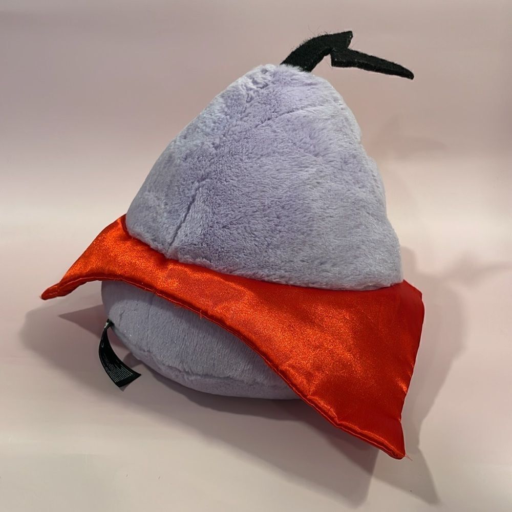 Angry Birds Space Purple Chuck Lazer Bird With Red Cape Plush 8” tall Excellent… - Picture 4 of 7